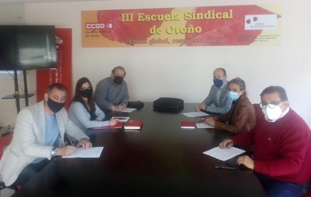 Firmado el convenio colectivo de Pompas Fnebres de Ciudad Real para ms de 200 trabajadores y trabajadoras