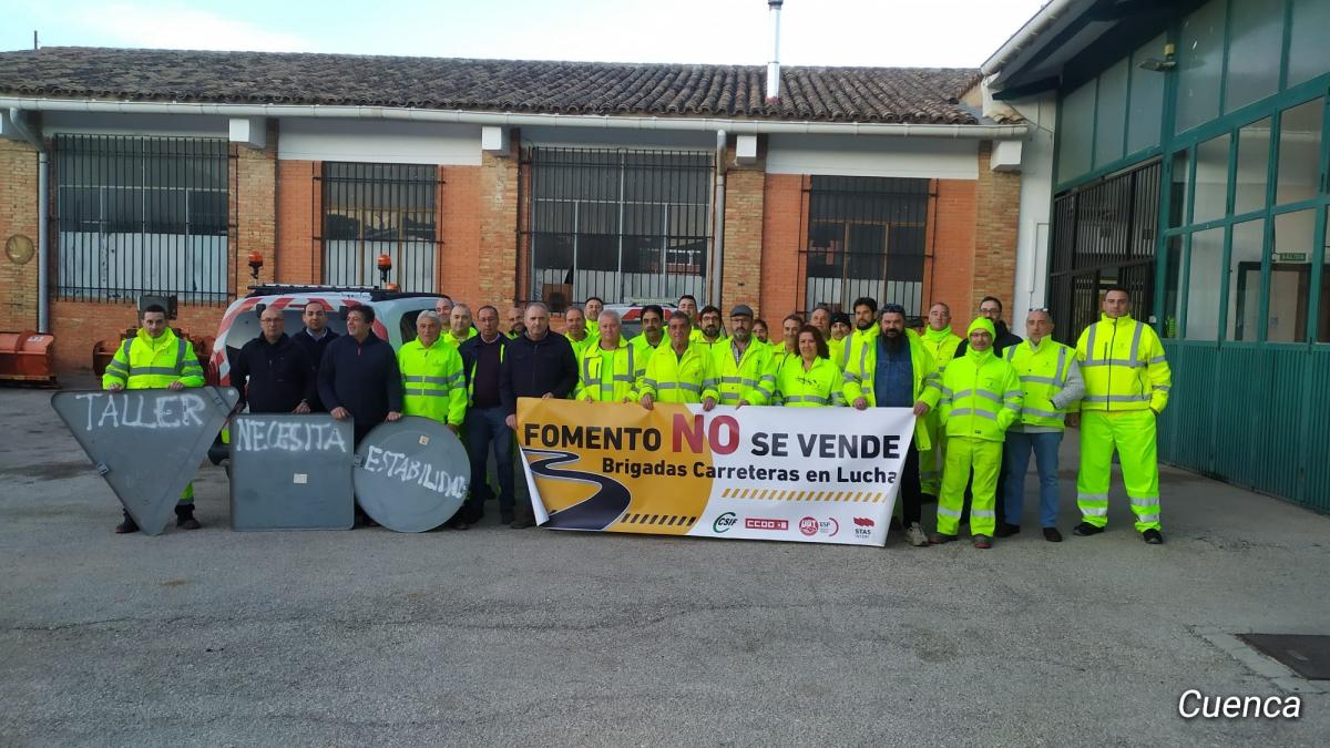 Continan las protestas contra el deterioro del taller de Fomento en Cuenca